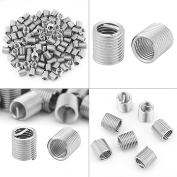 РЕЗЬБОРЕМОНТНЫЕ ПРУЖИНЫ M8 X 1,25 X 8MM 100ШТ.