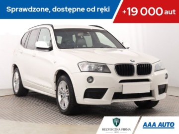 BMW X3 F25 SUV 2.0 20d 184KM 2013 BMW X3 xDrive20d, 181 KM, 4X4, Skóra, Navi
