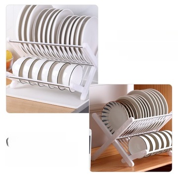 ПОСУДА СУШИЛКА ОРГАНАЙЗЕР МАКОВИНА ПРОСТАЯ СКЛАДНАЯ ПОСУДА БЕЛАЯ ОДЕЖДА