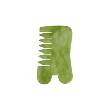 Stone Jade Gua Sha Comb Board Beauty Scalp Smooth