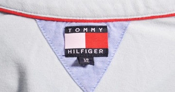 TOMMY HILFIGER koszulka SLIM turquise POLO _ XL (42)