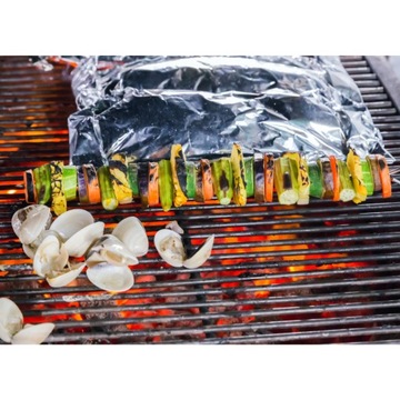 FOLIA ALUMINIOWA GRUBA SPOŻYWCZA MOCNA GASTRONOMICZNA CATERING ROLKA 20M