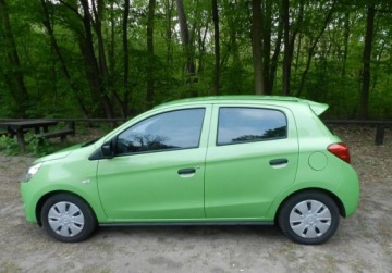 Mitsubishi Space Star Hatchback 5d 1.0 71KM 2014 Mitsubishi Space Star maly tani niezawodny ekonomiczny z KLIMATYZACJA, zdjęcie 7