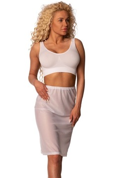 ЮБКА ЖЕНСКАЯ ПОЛУPETTIME БЕЛАЯ, ГЛАДКАЯ, ПОЛЬСКОЕ ИЗДЕЛИЕ 2XL