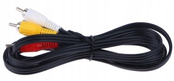 АУДИО/ВИДЕО КАБЕЛЬ RCA A/V КОНСОЛЬ SEGA GENESIS 1 MEGA DRIVE 1 180 СМ
