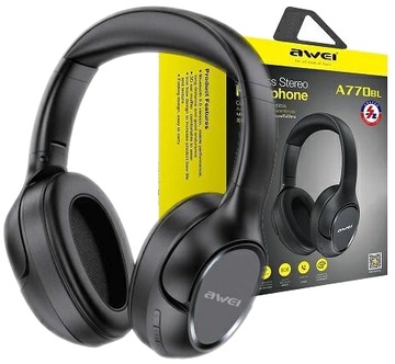 Słuchawki Bluetooth bezprzewodowe nauszne Awei A770BL