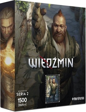 PUZZLE BOHATEROWIE WIEDŹMINA ZOLTAN - NOWE
