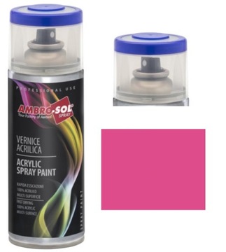 SPRAY RÓŻOWY LAKIER AKRYLOWY RÓŻOWY INTENSYWNY RAL4003