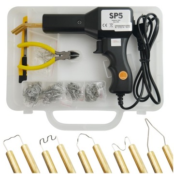 Zszywarka do plastiku SP5 zszywarka PISTOLETOWA + 207szt zszywek obcinaczki