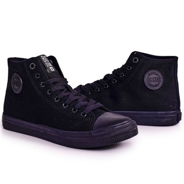 MĘSKIE WYSOKIE TRAMPKI BIG STAR FF174550 CZARNE 43