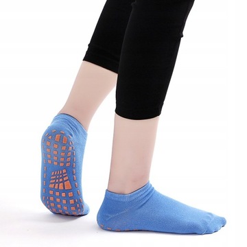 2Pairs Yoga Pilates Socks Silicone Anti-Slip Adult