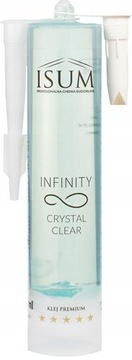 Klej montażowy ISUM INFINITY CRYSTAL CLEAR 290 ml