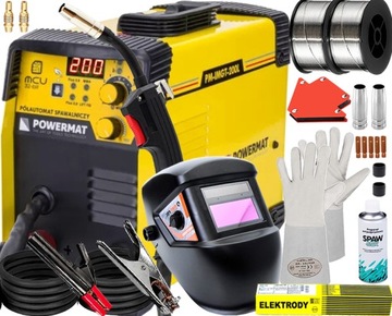 SPAWARKA PÓŁAUTOMAT POWERMAT 200L 3W1 TIG MMA IGBT