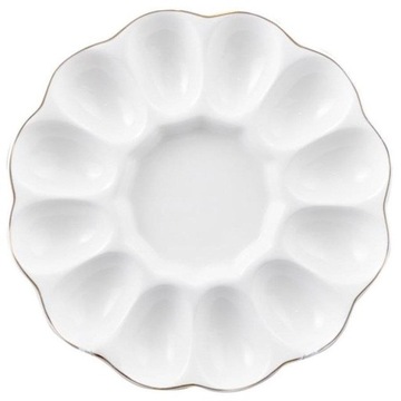 TALERZ PORCELANOWY DO JAJEK CLASSIC FLORINA 21 CM