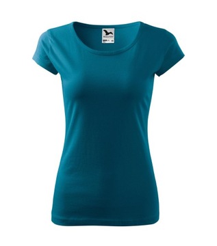 Koszulka damska MALFINI PURE petrol blue L