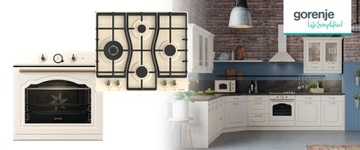 Духовой набор Gorenje Газовая варочная панель Ретро Бежевый