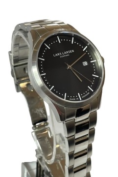 Lars Larsen zegarek męski 119-Black_Silver