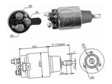 ELEKTROMAGNET STARTÉR CHRYSLER NEON I 2.0 STRATUS