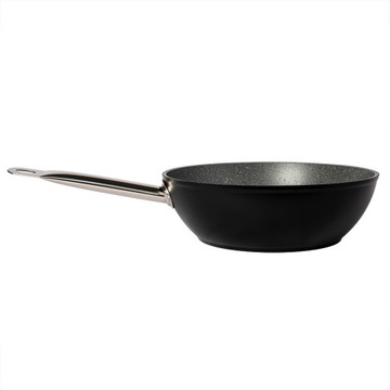 Patelnia granitowa Wok Serenk 28cm grube dno