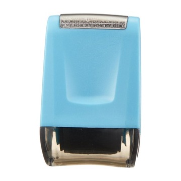 Identity Roller Stempel Tożsamość Kradzież Niebieski