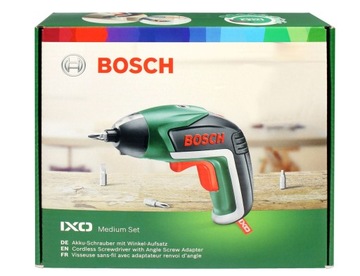 ОТВЕРТКА IXO 5 BOSCH + 10 БИТ + 3 АДАПТЕРА