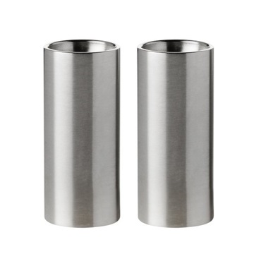 Stelton CYLINDA Stalowa Solniczka i Pieprzniczka