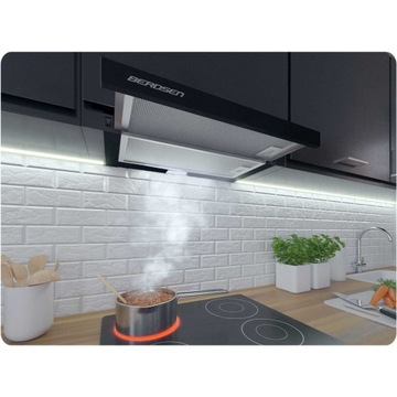 ТЕЛЕСКОПИЧЕСКАЯ КУХОННАЯ ВЫТЯЖКА ПОД ШКАФОМ 50см LED