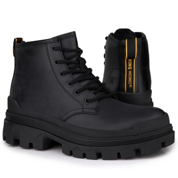 Buty męskie zimowe Caterpillar HARDWEAR MID BLACK