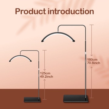 Andoer HD-M6X 36Вт Напольный светодиодный видеосветильник Полумесяц