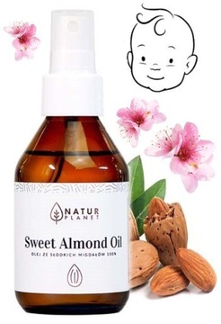 Olej Ze Słodkich Migdałów 100ml OLEJEK dla NIEMOWLĄT DZIECI NOWORODKA 100ML