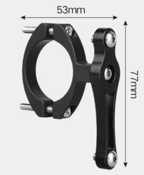 ВЕЛОСИПЕДНАЯ РАМА КРОНШТЕЙН ДЛЯ КРЕПЛЕНИЯ КОРЗИНЫ БИДОН АДАПТЕР