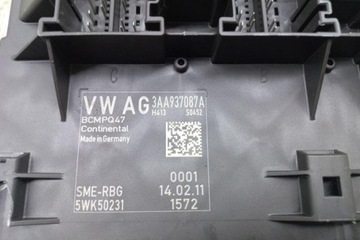 MODUL POHODĚ VW PASSAT CC (357) 3AA937087A GASOLINE 155KW 2012