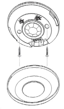 ВНУТРЕННИЙ ПОТОЛОЧНЫЙ PIR ДАТЧИК ДВИЖЕНИЯ