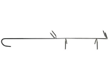 H-329 hak do wędzenia węgorzy długość 32cm wędzarniczy 4 ostrza polski hak