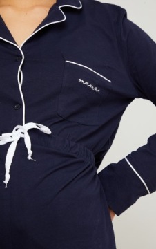 ПИЖАМА ДЛЯ МАТЕРИАЛОВ PRETTYLITTINGING ТЕМНО-СИНЯЯ M EGB