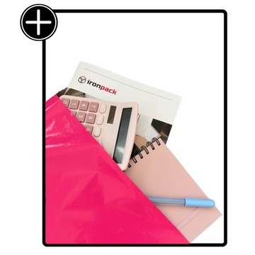 FOLIOPAKI KURIERSKIE RÓŻOWE A3 310x420 50szt