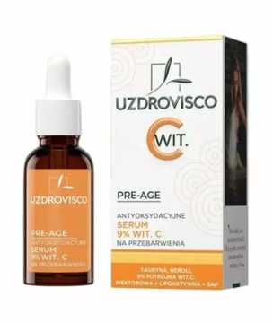 Serum Do Twarzy Z Witaminą C Antyoksydacyjne Na Przebarwienia 30 Ml - Uzdro