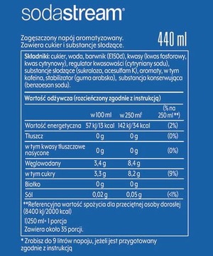 Syrop koncentrat Pepsi Sodastream 440ml x 2