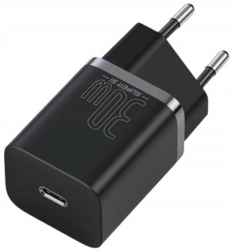 BASEUS SZYBKA ŁADOWARKA SIECIOWA DO TELEFONU ZASILACZ USB-C TYP-C 30W PD QC