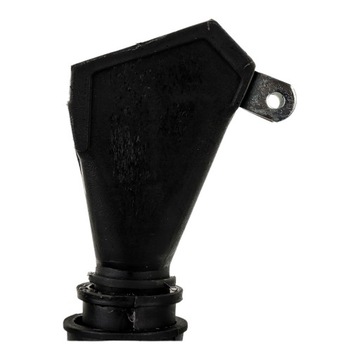 Воронка пластиковая черная (07), ручка сверху, сеялка Познаняк