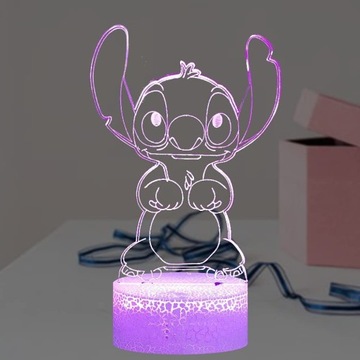 3D LED USB-ночник в подарок Лило и Стич