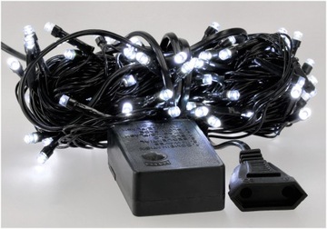 Елочные светильники 100LED Цепочка Холодного цвета внутренняя внешняя CW 8,5м