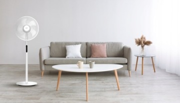 WENTYLATOR STOJĄCY WIATRAK PODŁOGOWY MOCNY CICHY Ravanson 50W 3 prędkości