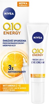 Krem pod oczy przeciwzmarszczkowy NIVEA Q10 ENERGY