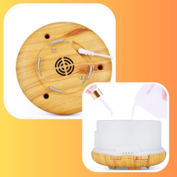 ДИФФУЗОР ДЛЯ АРОМАТЕРАПИИ С ДИСТАНЦИОННЫМ УПРАВЛЕНИЕМ УВЛАЖНИТЕЛЬ НА ДЕРЕВЯННОЙ ОСНОВЕ