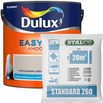 Dulux EasyCare Mistrzowskie Płótno 2,5L + GRATIS