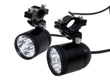 2x ГАЛОГЕННЫЕ 4 СВЕТОДИОДНЫЕ ЛАМПЫ 40 Вт, ЧЕТЫРЕ ФАРЫ + ВЫКЛЮЧАТЕЛЬ