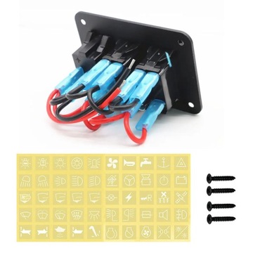 ЯХТОВЫЙ РАСПРЕДЕЛИТЕЛЬ + USB + ВОЛЬТМЕТР - 06002