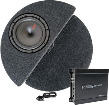 Sub w KOŁO zapas Audio System Carbon 10 +wzmacniac