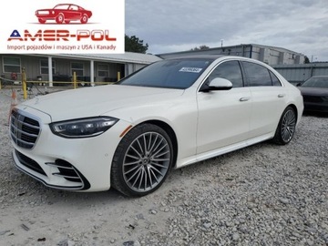 Mercedes 2022 Mercedes-Benz Klasa S 500 4Matic 2022 3.0l 3.0 Benzyna 429KM
